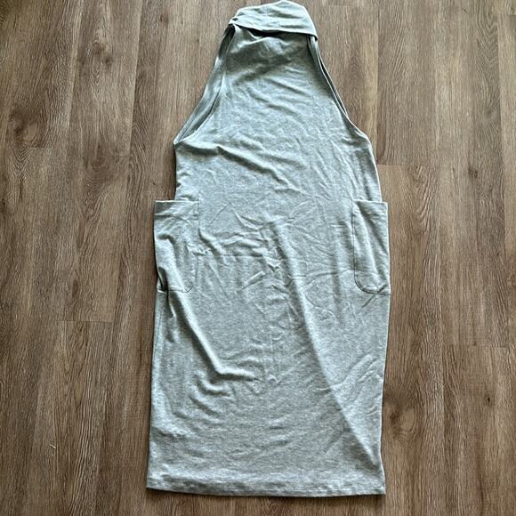 Eileen Fisher Funnel Neck Tencel Stretch Midi Dress - Picture 5 of 5